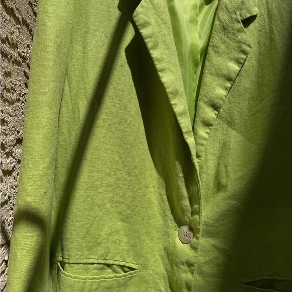 Lime Green Blazer - Picture 3 of 5